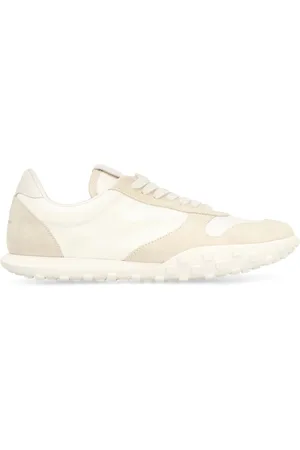 Jil Sander Schoenen, Heren, , 42 EU, Leer, Contrasterende Low-Top Sneakers