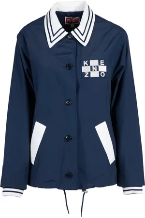 Kenzo Jassen, Dames, Blauw, S, Nylon, Sailor Coach Jacket