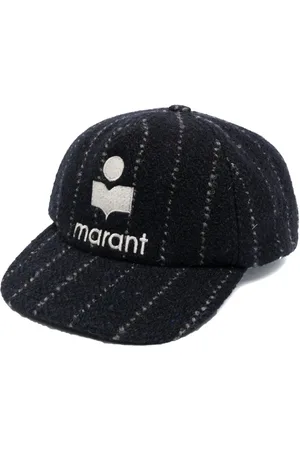 Isabel Marant Accessoires, Heren, Blauw, ONE Size, Katoen, Stijlvolle Cap