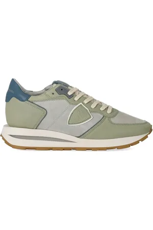 Philippe model Schoenen, Heren, Grijs, 43 EU, Katoen, Tropez Haute Low Sneaker