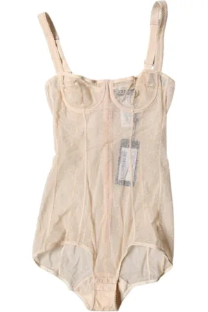 Dolce & Gabbana Ondergoed, Dames, , M, Nylon, Tulle Balconette Bodysuit Ondergoed