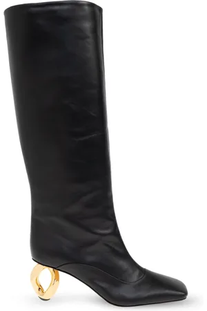 J.W.Anderson Schoenen, Dames, Zwart, 38 EU, Leer, Heeled Boots `Catena`
