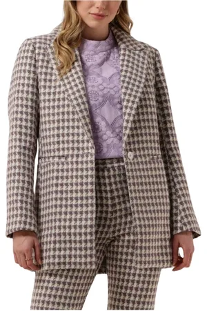 ANOTHER LABEL Jassen, Dames, Paars, L, Paarse Phillou Blazer voor Vrouwen