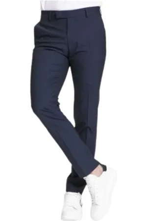 Karl Lagerfeld Broeken, Heren, Blauw, 2Xs, Marineblauwe Pantalon