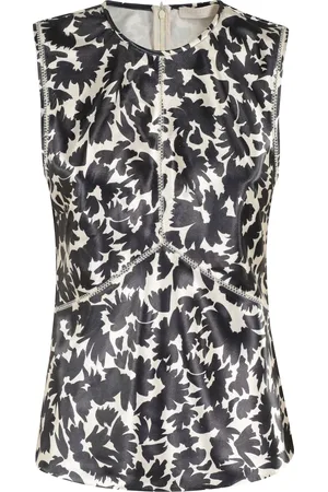 ULLA JOHNSON Tops, Dames, Zwart, S, Polyester, Raven Top in Zwart