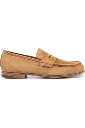 Premiata Schoenen, Heren, Bruin, 41 EU, Suède, Lichtbruine Kalfs Suède Loafers