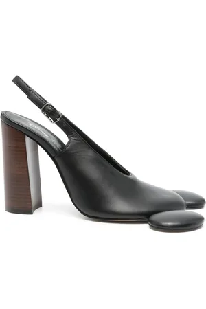 COPERNI Schoenen, Dames, Zwart, 36 EU, Zwarte Slingback Band Hoge Blokhak