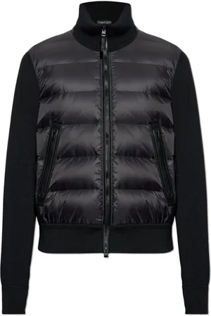 Tom Ford Truien, Heren, Zwart, L, Cardigan met donsinzet