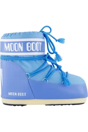 Moon Boot Schoenen, Dames, Blauw, 36 EU, Nylon, Lage Nylon Iconische Winterlaarzen