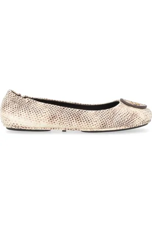 Tory Burch Schoenen, Dames, , 38 EU, Leer, Minnie Travel Ballerina`s