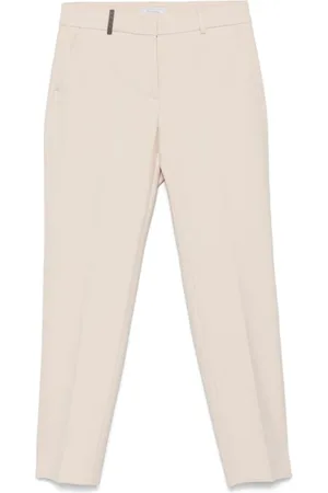 PESERICO SIGN Broeken, Dames, , L, Katoen, Gebreide Tailored Broek