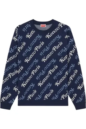Kenzo Sweatshirts & Hoodies, Heren, Zwart, M, Katoen, Paris Logo Sweatshirt