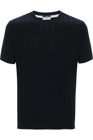 Paul & Shark Tops, Heren, Blauw, XL, Katoen, Rondgebreide Trui