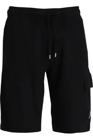 C.P. Company Korte broeken, Heren, Zwart, L, Zwarte Cargo Shorts