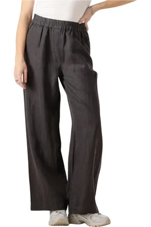 Circle Of Trust Broeken, Dames, Grijs, XL, Zwarte Lyra Broek voor Vrouwen