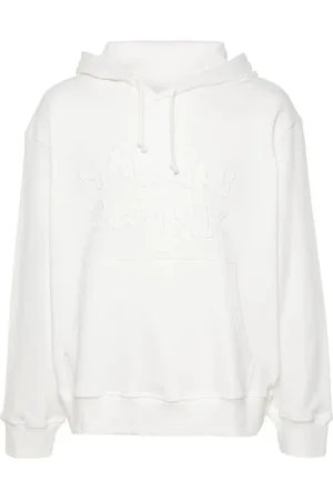 Paul & Shark Sweatshirts & Hoodies, Heren, Wit, S, Katoen, Stijlvol Sweatshirt 490C