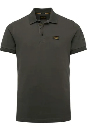 PME Legend™ Tops, Heren, Grijs, M, Katoen, American Classic Polo Shirt