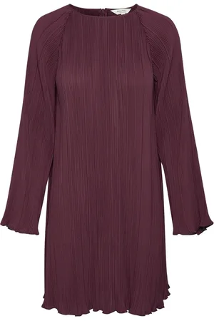 Part Two Kleedjes, Dames, Paars, M, Polyester, Elegante Milanapw Jurk