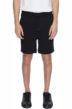 HUGO BOSS Korte broeken, Heren, Zwart, S, Katoen, Bermuda Shorts