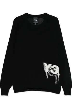 Y-3 Sweatshirts & Hoodies, Heren, Zwart, L, Stijlvolle Truien voor Modeliefhebbers