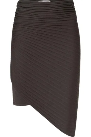Serafini Rokken, Dames, Zwart, S, Asymmetrische Mini Rok