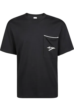 ELEVENTY Tops, Heren, Zwart, S, Katoen, Relaxed Fit Katoenen Jersey T-shirt