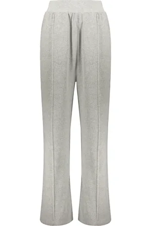 Kenzo Broeken, Dames, Grijs, XS, Katoen, Broek met elastische taille en zakken