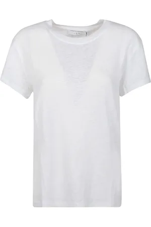 IRO Tops, Dames, Wit, L, Linnen, Witte Third T-Shirt