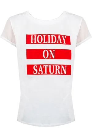 Patrizia Pepe Tops, Dames, Wit, S, Katoen, Stijlvol katoenen T-shirt