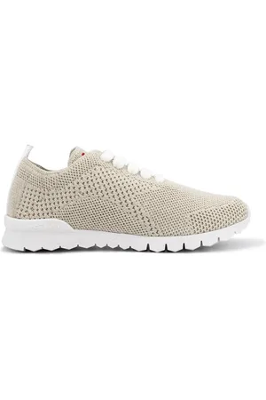 Kiton Schoenen, Dames, , 40 EU, Kasjmier, Luxe Kasjmier Gebreide Sneakers