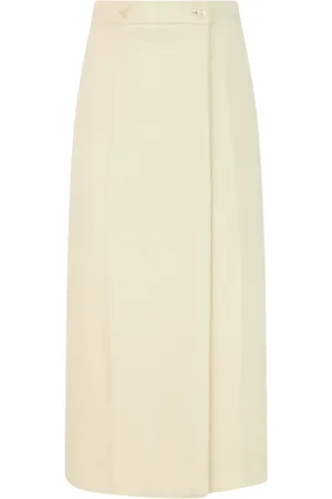 Patrizia Pepe Rokken, Dames, , M, Polyester, Maxi Rok met Wikkeldesign