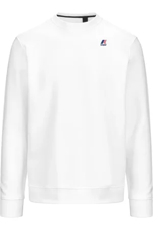 K-Way Sweatshirts & Hoodies, Heren, Wit, S, Katoen, Stijlvolle Hoodie