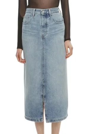 Tommy Hilfiger Rokken, Dames, Blauw, S, Denim, Denim Rok