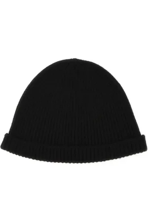 Jil Sander Accessoires, Dames, Zwart, ONE Size, Cashmere Beanie Muts