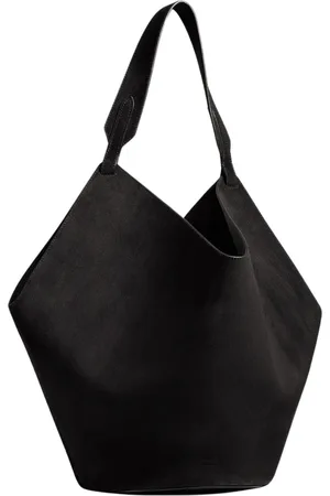 Khaite Tassen, Dames, Zwart, ONE Size, Leer, Stijlvolle Tote Bag