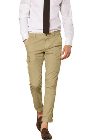Masons Broeken, Heren, , S, Katoen, Extra Slim Fit Cargo Broek