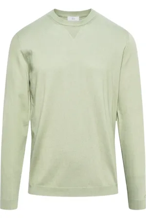 Woolrich Truien, Heren, Groen, M, Logo Crewneck