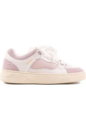 HIDE&JACK Schoenen, Dames, Roze, 41 EU, Roze Witte Lage Sneakers