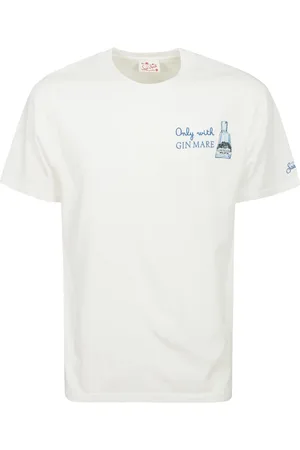 MC2 SAINT BARTH Tops, Heren, Wit, L, Katoen, T-Shirts