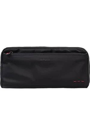 Kiton Tassen, Heren, Zwart, ONE Size, Zwarte Beauty Case