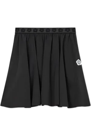 Kenzo Rokken, Dames, Zwart, S, Katoen, Boke Flower 2.0 Korte Rok