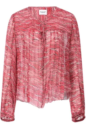Isabel Marant Blouses & Shirts, Dames, Rood, XL, Airy Blouse Advika