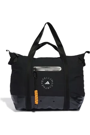adidas Tassen, Dames, Zwart, ONE Size, Zwarte Logo Trainings Tote Bag