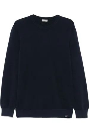 Paul & Shark Sweatshirts & Hoodies, Heren, Blauw, M, Blauwe Crew Neck Sweater
