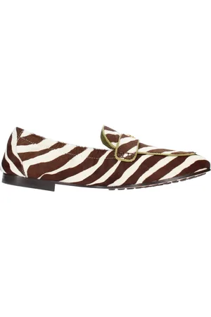 Tory Burch Schoenen, Dames, Veelkleurig, 37 EU, Ponyhuid mocassins