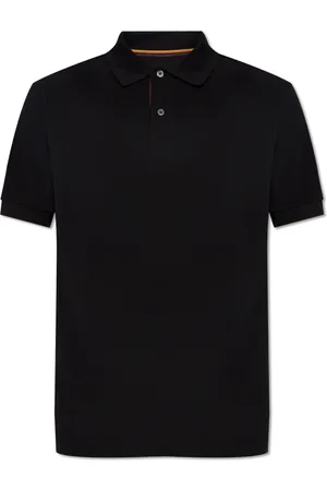 Paul Smith Tops, Heren, Zwart, S, Katoen, Katoenen polo shirt