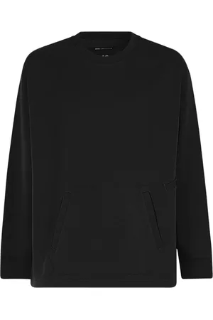 Y-3 Sweatshirts & Hoodies, Heren, Zwart, S, Katoen, Cotton Logo Sweatshirt