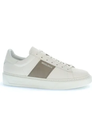 Woolrich Schoenen, Heren, Wit, 41 EU, Leer, Sneakers
