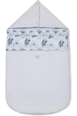 Kenzo Interieur, unisex, Blauw, ONE Size, Katoen, Omkeerbare babyslaapzak lichtblauw