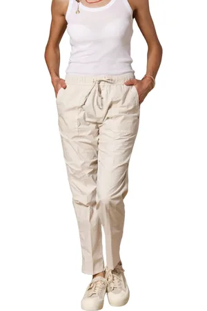 Masons Broeken, Dames, , S, Katoen, Cargo Jogger Broek in Parachute Canvas